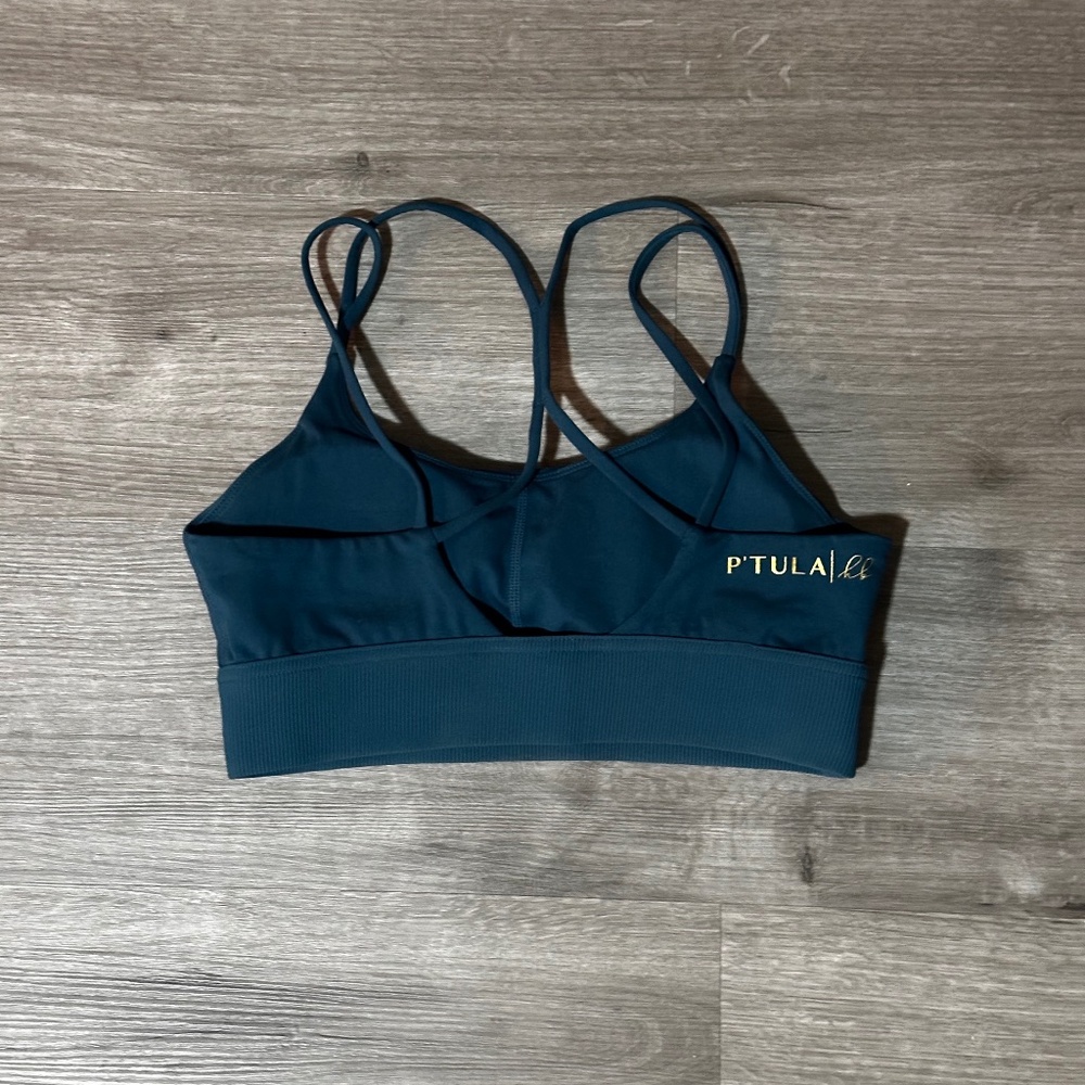 P’tula Racerback Sports Bra - Teal Sapphire